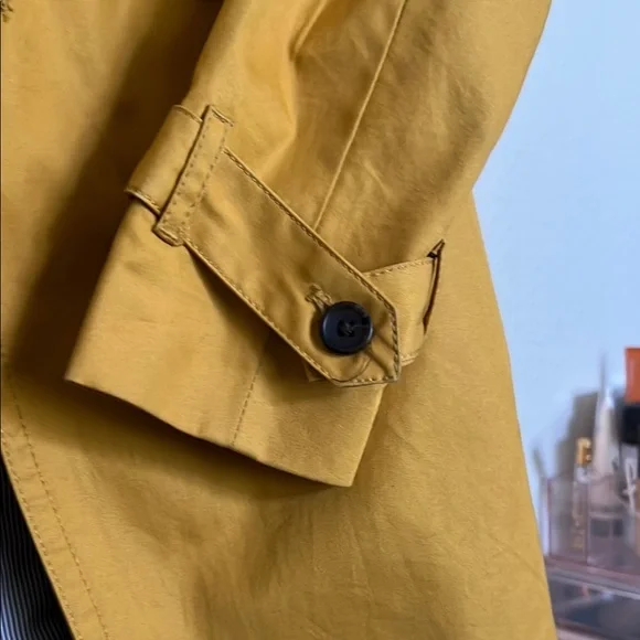Banana Republic Golden Trench Coat - Picture 5 of 8